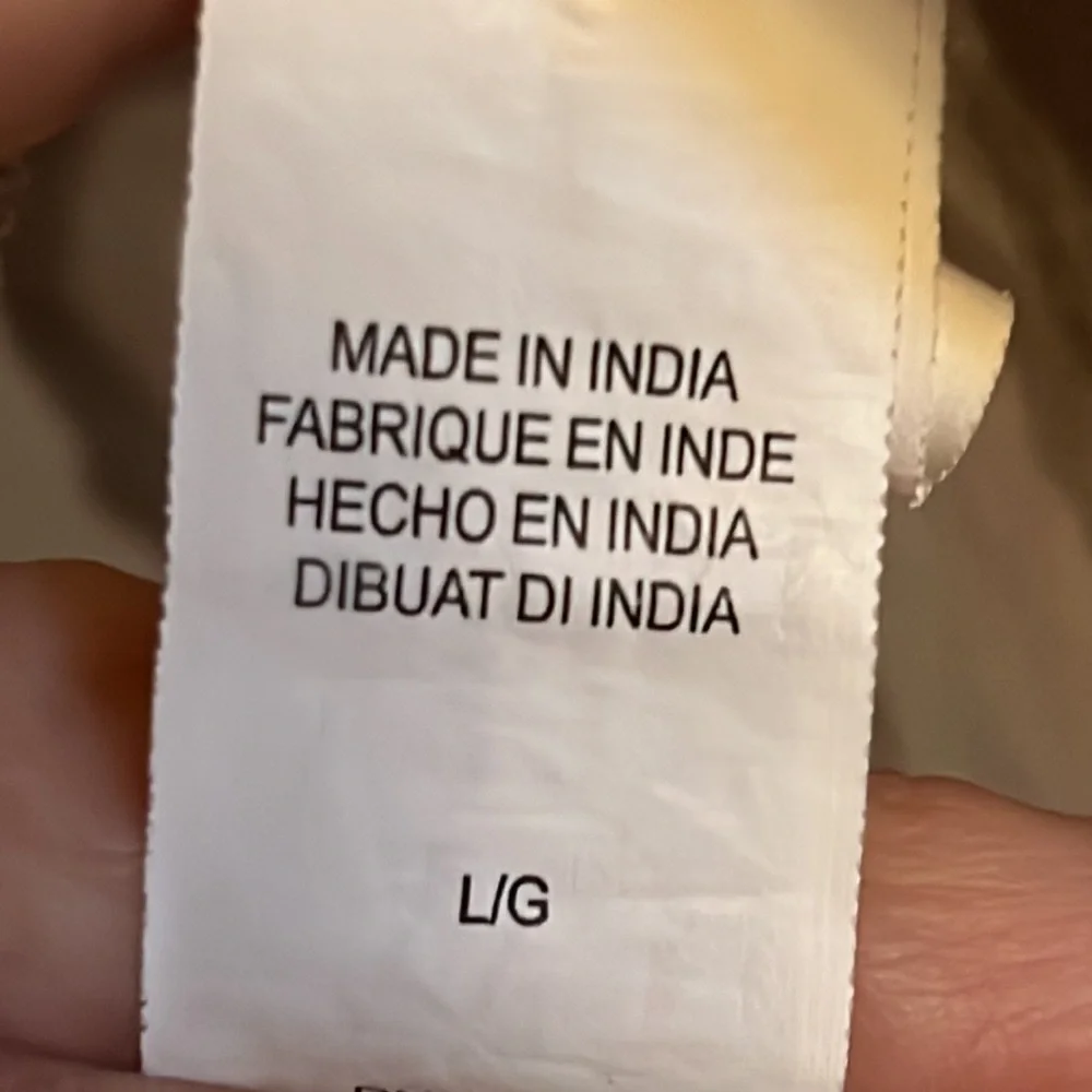 Lucky beautiful natural printed sheer long sleeve blouse - Picture 3 of 6